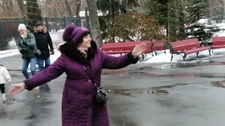 Но где же ты Любовь моя Танцы в парке Горького Харьков Январь 2022