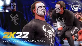 Sting 2023 AEW w/ Entrance Theme & Graphics Pack | New WWE 2K22 Mods