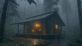 Heavy Rain at Night to go Straight to Sleep, study, Relax, Reduce Stress | Rain Sounds for sleeping