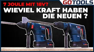 Guck mal, wer hämmert denn da? Die neuen BITURBO AKKU BOSCHHÄMMER GBH 18V-34 CF und GBH 18V-36 C