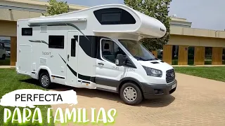 🚐 ¿LA MEJOR AUTOCARAVANA para FAMILIAS ? ✅ VAN TOUR capuchina BENIMAR SPORT 340 UP  al DETALLE