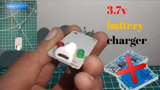 how to make 3.7 volt battery charger module at home #3.7voltbattrey #18650battery #charging