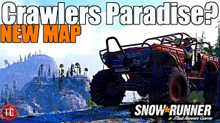 SnowRunner: NEW MAP! This Place is a ROCK CRAWLING PARADISE!