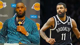 Lebron James Calls out Media for Treatment of Kyrie Irving VS Jerry Jones! Lakers NBA Interview