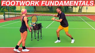 Teaching Anna Tennis Footwork Fundamentals 💃