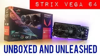 ASUS STRIX ROG Vega 64 - Unboxed, Undervolted and Unleashed #Vega64 #PCMR