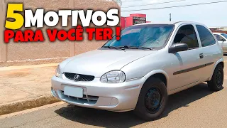 5 MOTIVOS PARA COMPRAR UM CORSA WIND 1.0 2001 !