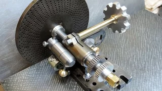 Self-made dividing copier for making gears