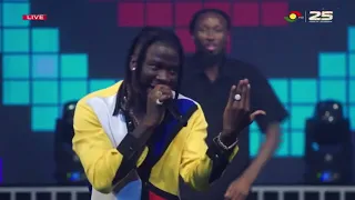 Stonebwoy with a super energetic performance at the GMB2022 finals