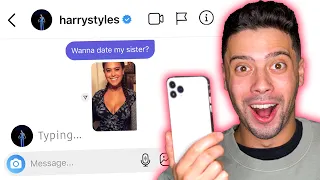 DM’ing Celebrities Till They Marry My Sister (Harry Styles, Pete Davidson, Tom Holland…)