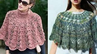 Накидки крючком со схемами простые и красивые - Crochet capes with patterns are simple and beautiful