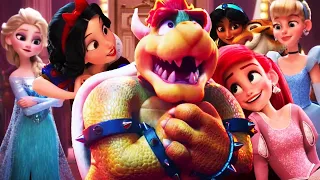 Bowser meets Disney Princesses | Super Mario Bros Movie