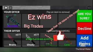 MM2 Trading Montage #6 (Made Over 10k Value) Massive wins