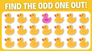 Find the Odd Emoji Out #8 | Emoji Puzzle Quiz Eye Test Challenge!
