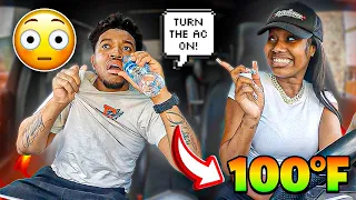 BLASTING THE HEAT IN 100 DEGREE WEATHER🔥!!! *He Was Mad*