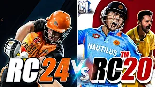 Real Cricket 24 vs Real Cricket 20 🔥🔥🔥 Which one is Best Cricket Game for Android? RC24 VS RC20