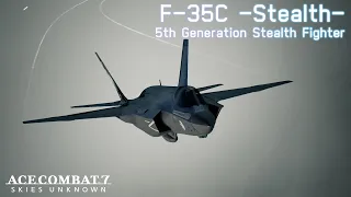 [Ace Combat 7] F-35C Lightning II - 5th Gen. Stealth Mod Showcase