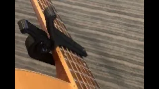 3d printed capo for a guitar!!