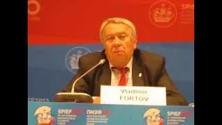 ПМЭФ 2013. Владимир ФОРТОВ