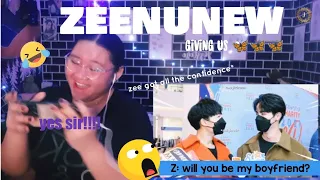 ZEENUNEW | ZEE PRUK SLOWLY FALLING FOR NUNEW & BECOMING EXTRA SOFT 👀 | Reaction Video (eng.sub)