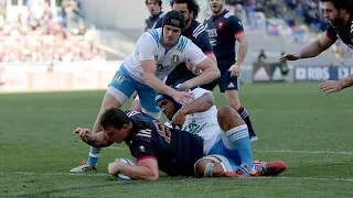 Picamoles powers over after attacking 5m scrum! | RBS 6 Nations