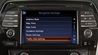2018 Nissan Maxima - Navigation Settings