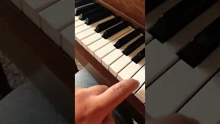 Godzilla’s theme on the piano