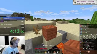 xQc does Minecraft speedruns #2