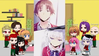 Classroom of the elite react to Ayanokoji part 2 (Short)