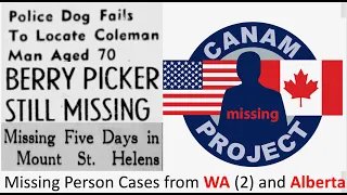 Missing 411- David Paulides Presents Two Missing Cases from Washington and One from Alberta