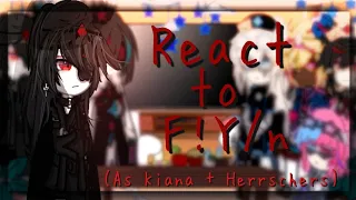 Fallen angels (My ocs) React to Kiana From HI3 + Herrschers | Short | 2/? | (Gacha club) | Ssyuxs