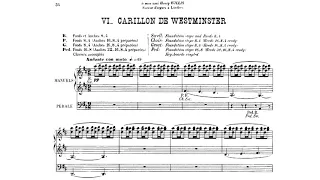 Louis Vierne - Carillon de Westminster (Score Video)