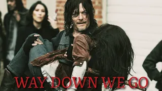 Daryl and Judith||Way Down We Go||TWD(100 subs special)