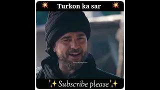 ✨ Turkon ka sar ✨ ertugrul dailouge ✨ urdu line ✨ ertugrul ghazi ✨ islamic 💚 status #shorts