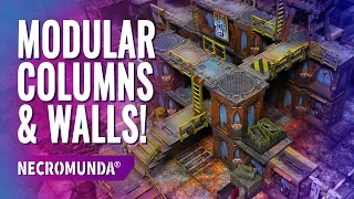 HOW TO Build Modular Necromunda Zone Mortalis Columns & Walls!