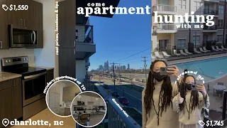 vlog: i'm moving! come apartment hunting with me *i found my next apartment!*