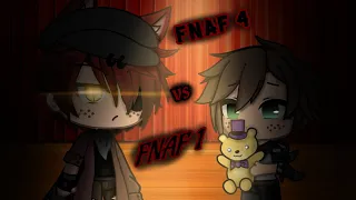 FNAF 4 Vs FNAF 1 Gachalife Singing Battle