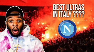 AMERICAN REACTS TO SSC NAPOLI ULTRAS | CURVA A & B | ITALY