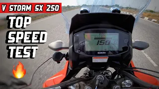 Suzuki V storm sx 250 Top Speed Test 🔥: Ultimate Power 👌 !!