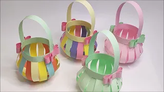 HOW QUICK AND EASY TO MAKE A BASKET | DIY | How to make a basket from paper | papercraft