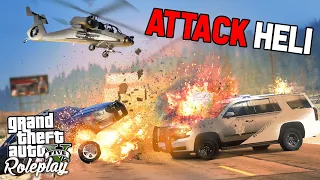 TROLLING COPS WITH AN ATTACK HELICOPTER - GTA RP