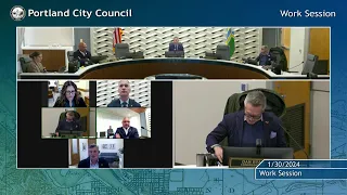 Portland City Council Work Session - Grant Management 1/30/24