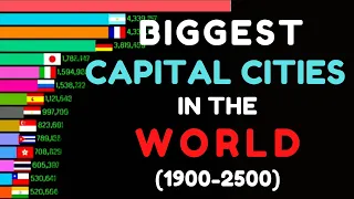 Top 15 Biggest Capital Cities In The World (1900-2050) l National Capitals By Population