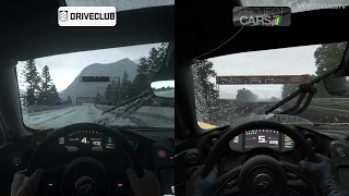 DriveClub vs Project CARS Patch 3.0 - Rain Effects Comparison