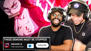 DEMON SLAYER SEASON 3 IN A NUTSHELL 🤣(THESE DEMONS MUST BE STOPPED) | REACTION