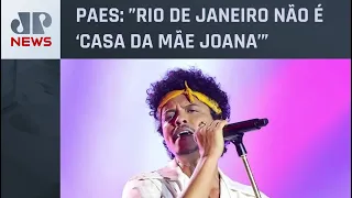 Prefeitura carioca suspende show de Bruno Mars por causa das eleições municipais