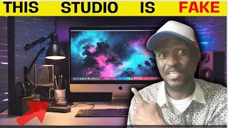 How To Create a Fake YouTube Studio Background | A.I YouTube Studio Set-up