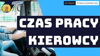 Jaki jest maksymalny czas pracy kierowcy w danej dobie, w przypadku gdy praca jest wykonywana (6345)