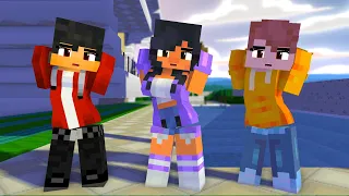 SUPER IDOL COUPLE DANCE ME TOO AARON APHMAU AND NOI - MINECRAFT ANIMATION #shorts