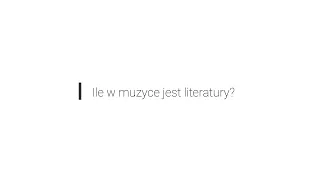 Rozmówki Na Granicy: Sołtys i Topol "Ile w muzyce jest literatury?" odc 3